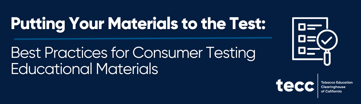 Consumer Testing Banner