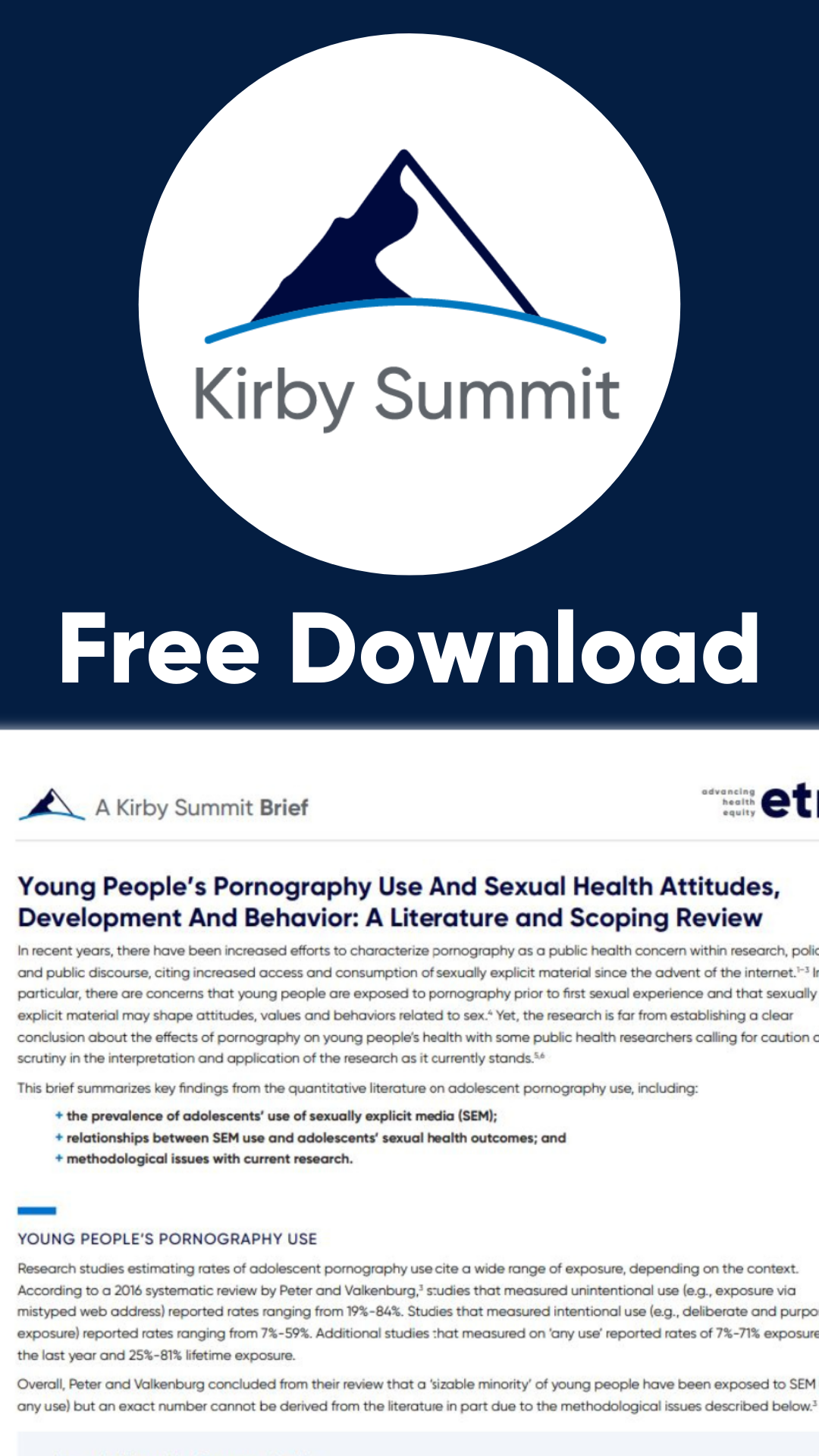 Litelxxx Dounlod - ETR | Download Our 2021 Kirby Summit Brief